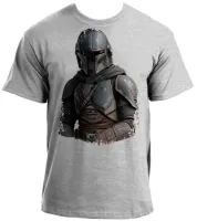 Baby look blusa feminina ou Camiseta Mandalorian armadura star wars - Foto 2