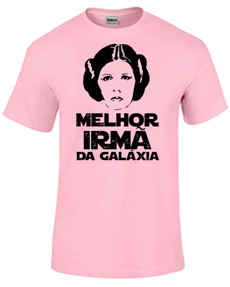 Baby look blusa feminina ou Camiseta Melhor Irmã Leia star wars princesa Imagem