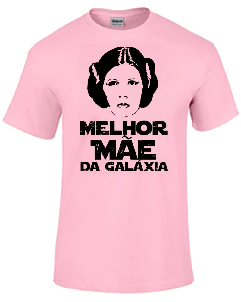 Baby look blusa feminina ou Camiseta Melhor Mãe Leia star wars princesa