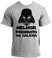 Baby look blusa feminina ou Camiseta Melhor padastro darth vader - Foto 2