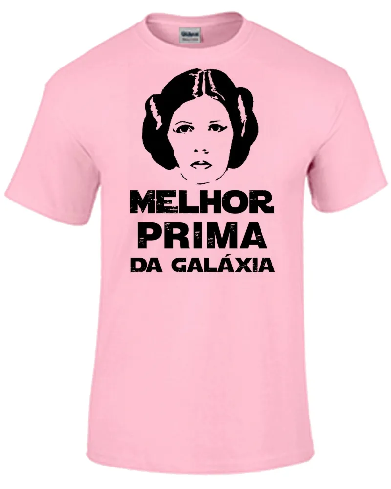 Baby look blusa feminina ou Camiseta Melhor prima Leia star wars princesa