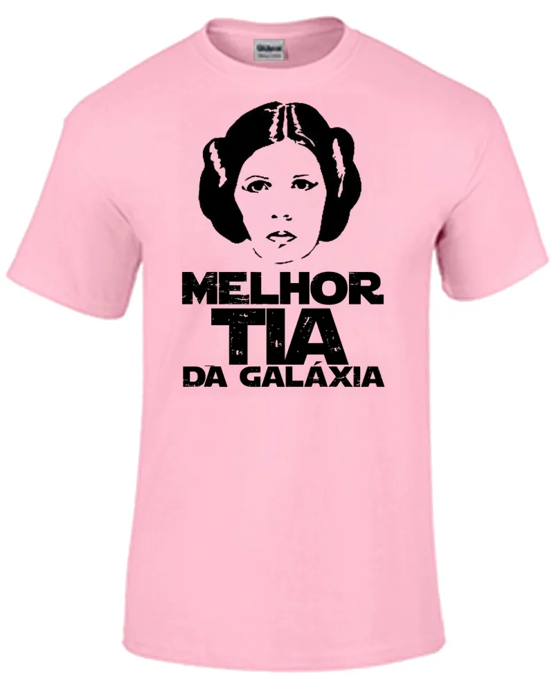 Baby look blusa feminina ou Camiseta Melhor Tia Titia star wars princesa
