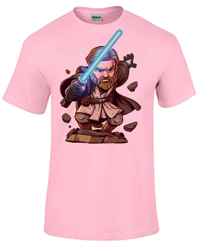 Baby look blusa feminina ou Camiseta obi wan kenobi jedi star wars