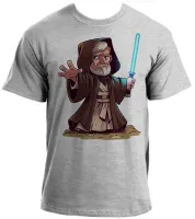 Baby look blusa feminina ou Camiseta obi wan kenobi velho star wars - Foto 2