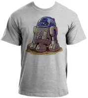 Baby look blusa feminina ou Camiseta R2 D2 robo star wars antigo - Foto 2