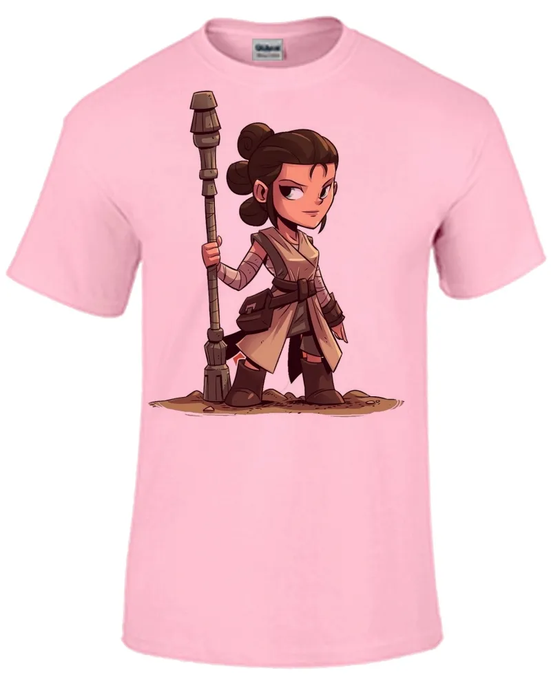 Baby look blusa feminina ou Camiseta rey jedi star wars mulher
