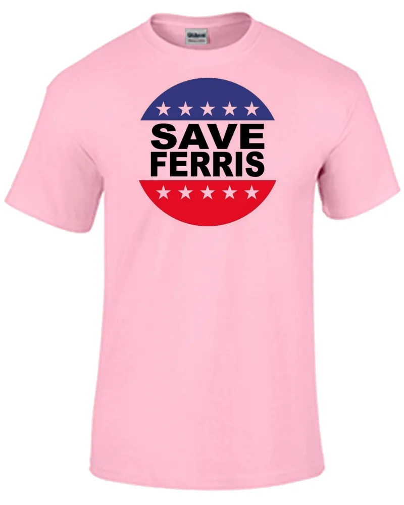 Baby look blusa feminina ou Camiseta Save Ferris curtindo vida adoidado Imagem