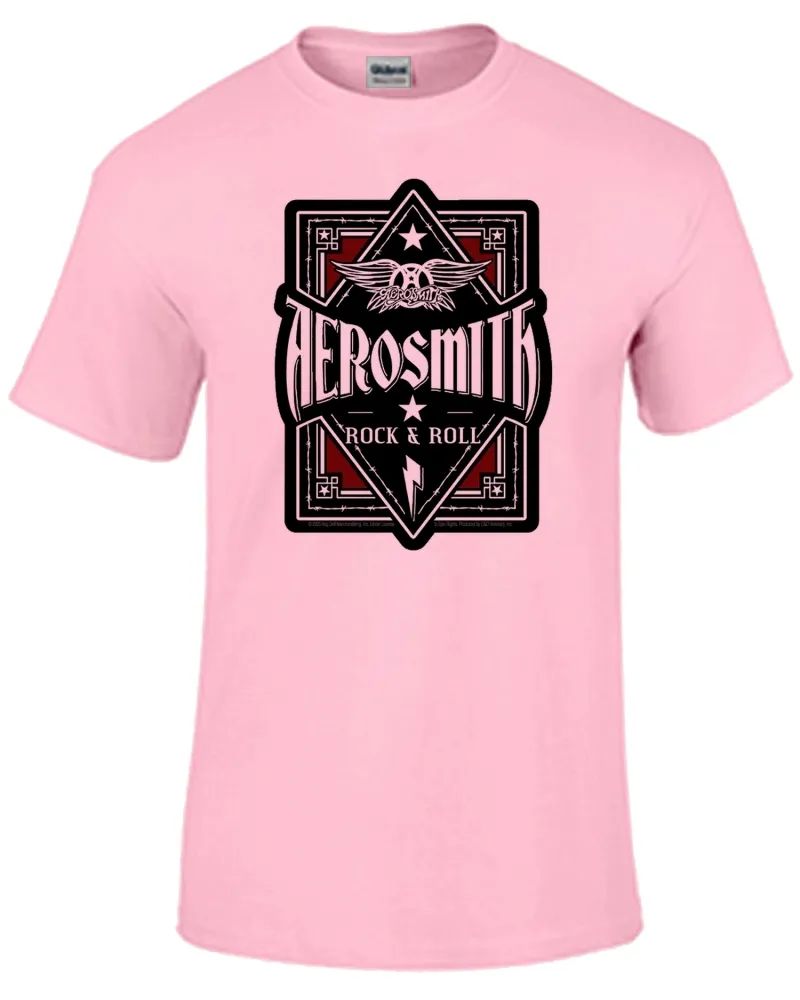 Baby look blusa feminina ou Camiseta Aerosmith banda rock antiga