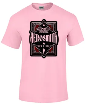 Baby look blusa feminina ou Camiseta Aerosmith banda rock antiga