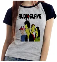 Baby look blusa feminina ou Camiseta audioslave simpsons banda rock - Foto 4