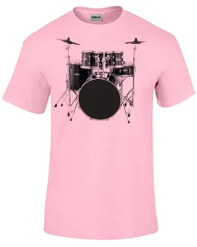 Baby look blusa feminina ou Camiseta Bateria rock baterista