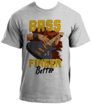 Baby look blusa feminina ou Camiseta Contra baixo rock musico bass - Foto 2