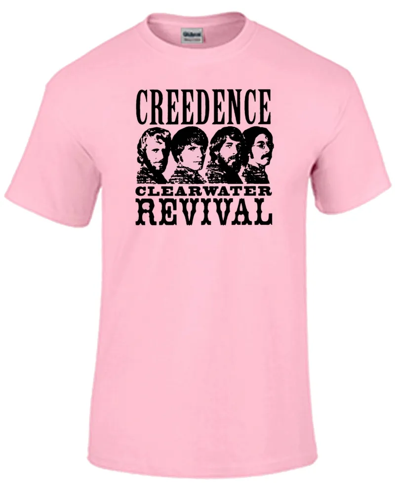 Baby look blusa feminina ou Camiseta creedence banda rock antiga