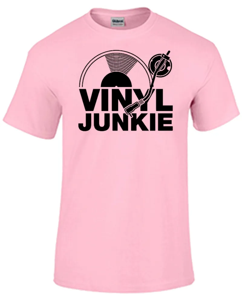 Baby look blusa feminina ou Camiseta Dj musica vinil Junkie Hip Hop Dance Trance