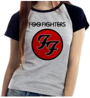 Baby look blusa feminina ou Camiseta foo fighters banda rock - Foto 4