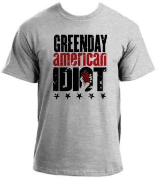 Baby look blusa feminina ou Camiseta Green day american idiot rock - Foto 2