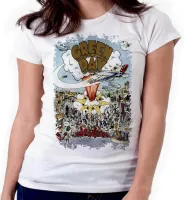 Baby look blusa feminina ou Camiseta Green day dookie basket case - Foto 3