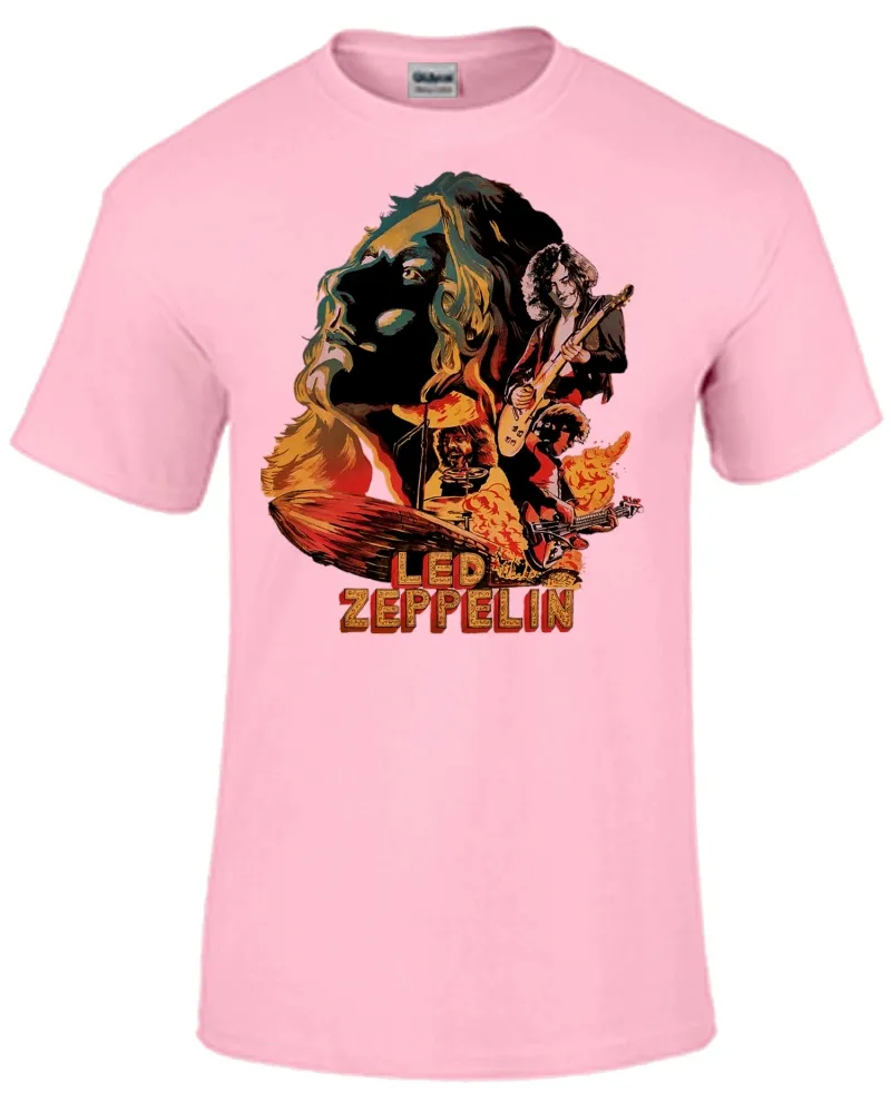 Baby look blusa feminina ou Camiseta led zeppelin banda rock antiga