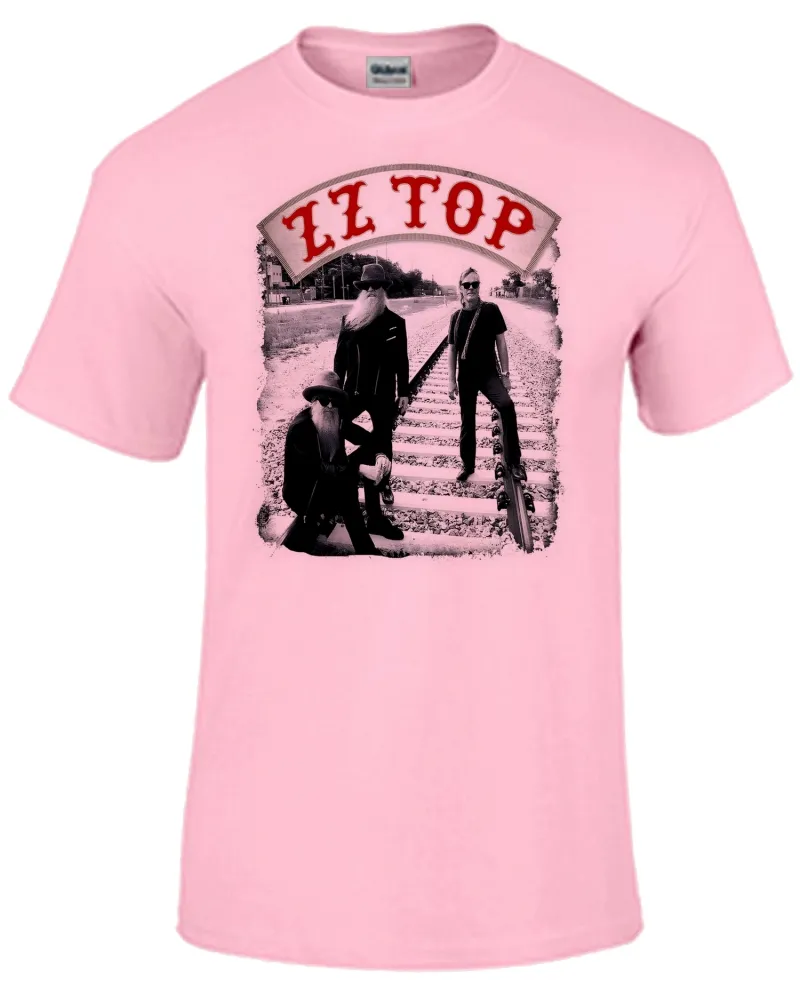 Baby look blusa feminina ou Camiseta ZZ top banda rock antiga