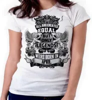 Baby look blusa feminina ou Camiseta Abril Aniversário Melhores nasceram - Foto 3