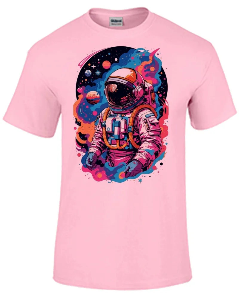 Baby look blusa feminina ou Camiseta Astronauta nasa space X espaço Imagem