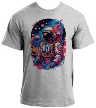 Baby look blusa feminina ou Camiseta Astronauta nasa space X espaço - Foto 2