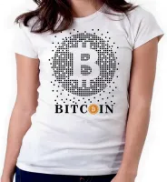 Baby look blusa feminina ou Camiseta Bitcoin satoshi nakamoto - Foto 3