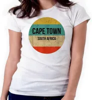 Baby look blusa feminina ou Camiseta Cidade do cabo africa do sul - Foto 3
