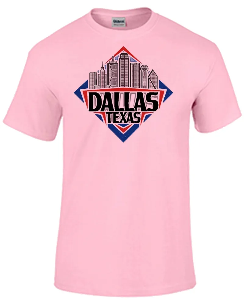 Baby look blusa feminina ou Camiseta Dallas Texas lembrança Imagem