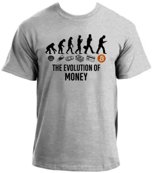 Baby look blusa feminina ou Camiseta Evolução Humana Bitcoin - Foto 2