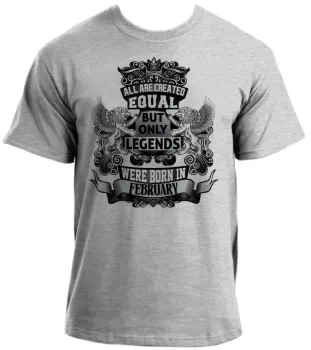 Baby look blusa feminina ou Camiseta Fevereiro Aniversário Melhores nasceram - Foto 2