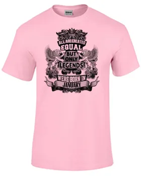 Baby look blusa feminina ou Camiseta Janeiro Aniversário Melhores nasceram