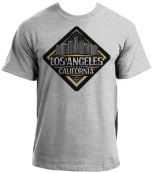Baby look blusa feminina ou Camiseta Los Angeles city California Lembrança - Foto 2
