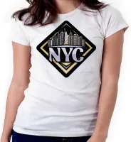 Baby look blusa feminina ou Camiseta New York city NY lembrança - Foto 3