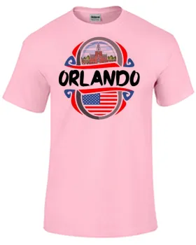 Baby look blusa feminina ou Camiseta Orlando Florida Estados unidos