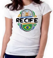 Baby look blusa feminina ou Camiseta recife Pernambuco lembrança - Foto 3