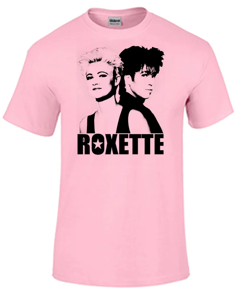Baby look blusa feminina ou Camiseta Roxette banda rock antiga