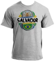 Baby look blusa feminina ou Camiseta Salvador Bahia lembrança - Foto 2