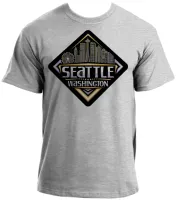 Baby look blusa feminina ou Camiseta Seattle Washington lembrança - Foto 2