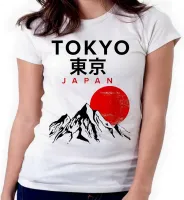 Baby look blusa feminina ou Camiseta Tokyo Japão Toquio japan - Foto 3