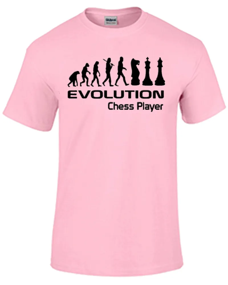 Baby look blusa feminina ou Camiseta Xadrez chess jogador evolução Imagem