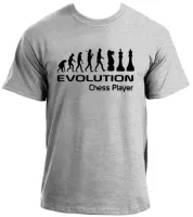 Baby look blusa feminina ou Camiseta Xadrez chess jogador evolução - Foto 2