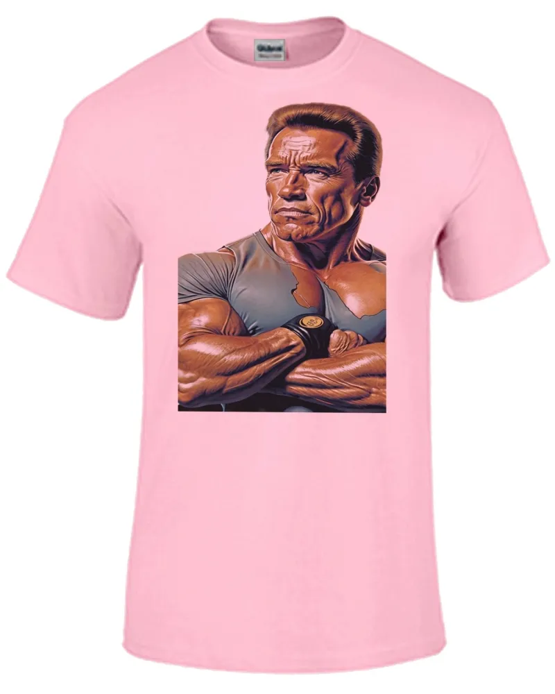 Baby look blusa feminina ou Camiseta arnold schwarzenegger musculação
