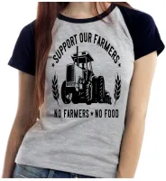 Baby look blusa feminina ou Camiseta Agronomia agricultura - Foto 4