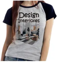 Baby look blusa feminina ou Camiseta Design decorador arquiteto - Foto 4