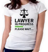 Baby look blusa feminina ou Camiseta Direito Advogado estudante - Foto 3
