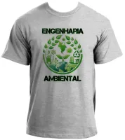 Baby look blusa feminina ou Camiseta Engenharia Ambiental profissão - Foto 2