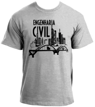 Baby look blusa feminina ou Camiseta Engenharia Civil Engenheiro - Foto 2