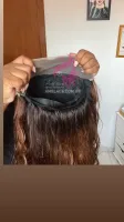 Iluminada  Copper carmel 65cm UltraHD Super Luxo MegaNaturals LACE   Front Reparticao livre big® human. - Foto 2