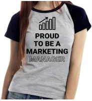 Baby look blusa feminina ou Camiseta Marketing marqueteiro - Foto 4